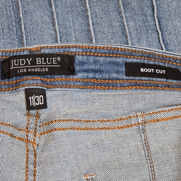 Judy Blue Fan Fare Bootcut Jeans Size 11 - Picture 7 of 10